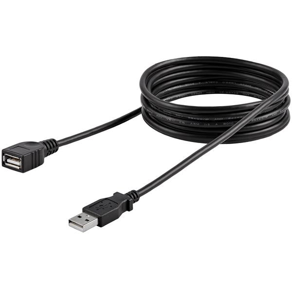 StarTech.com 6 ft Black USB 2.0 Extension Cable