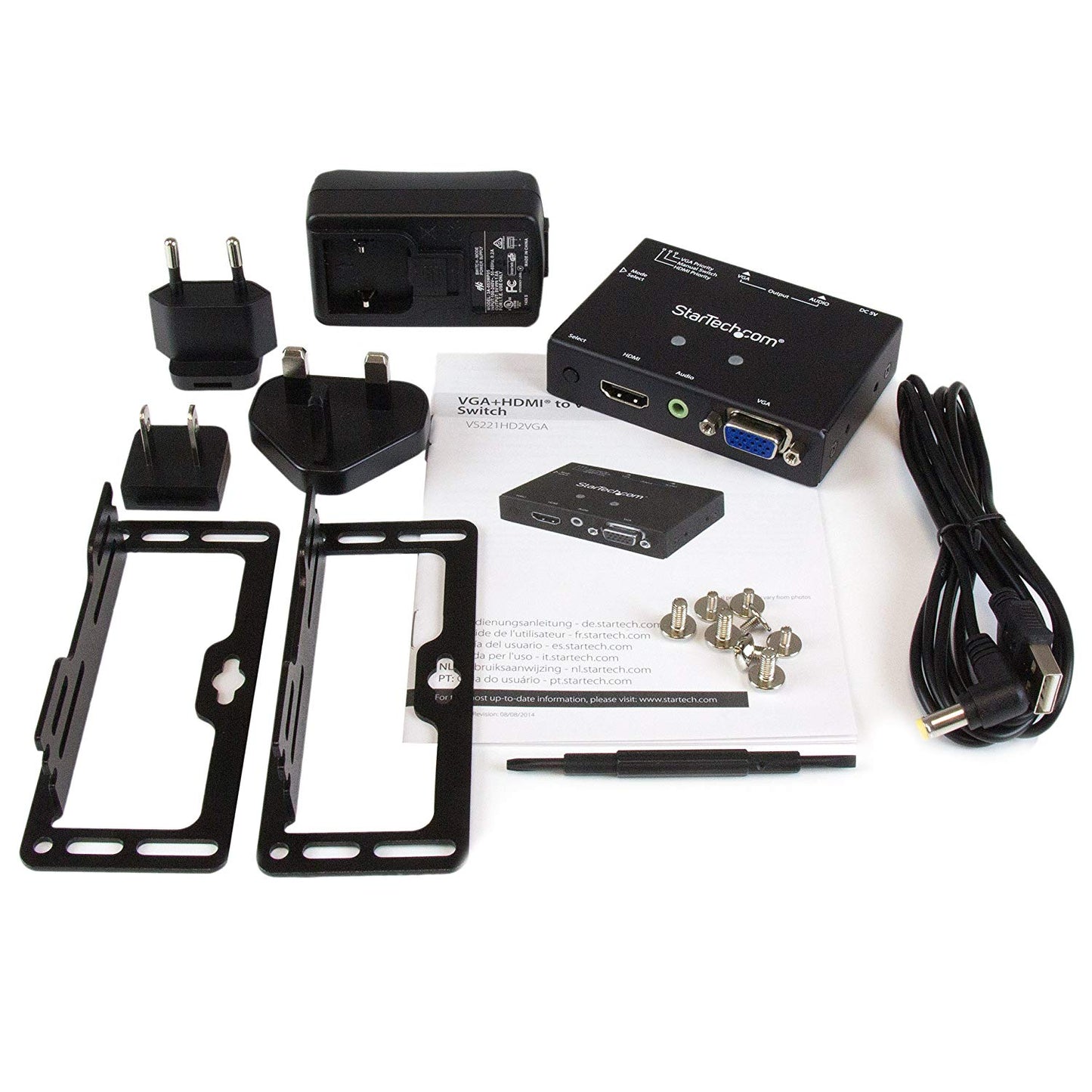 StarTech.com 2x1 VGA and HDMI to VGA Converter