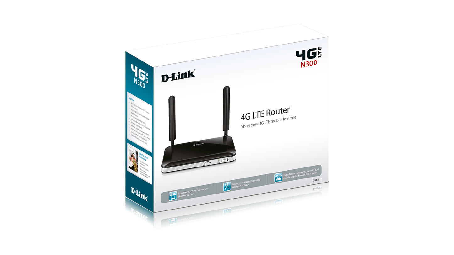 D Link DWR 921 4G LTE Fast Ethernet Wireless Router