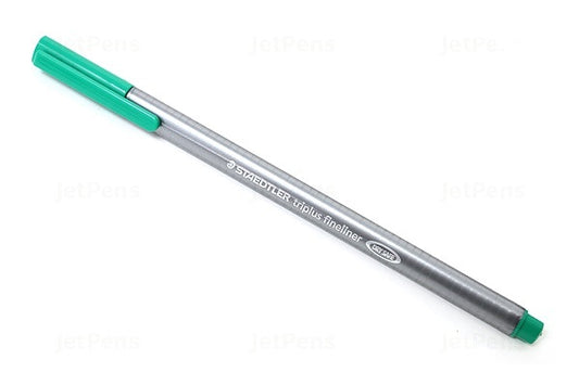 Staedtler Triplus Fineliner Pen 0.8mm Tip 0.3mm Line Green (Pack 10) 334-5 - NWT FM SOLUTIONS - YOUR CATERING WHOLESALER