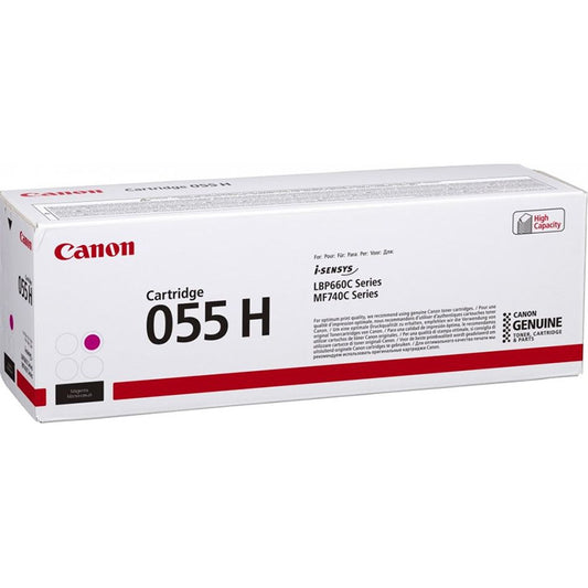 Canon 055HM Magenta High Capacity Toner Cartridge 5.9k pages - 3018C002 - NWT FM SOLUTIONS - YOUR CATERING WHOLESALER
