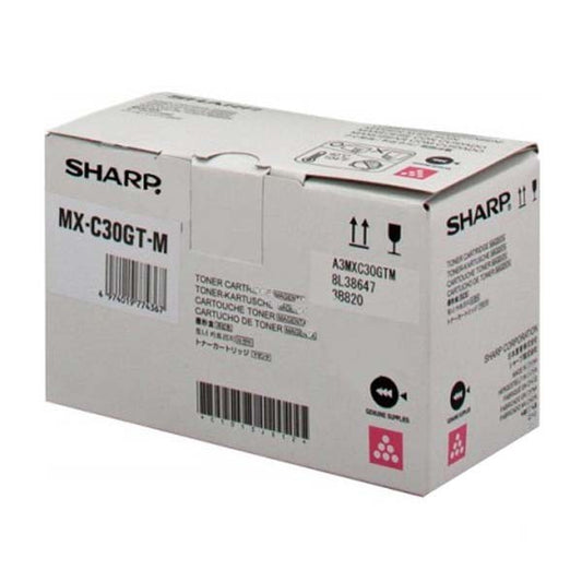 Sharp Magenta Toner Cartridge 6k pages - MXC30GTM - NWT FM SOLUTIONS - YOUR CATERING WHOLESALER
