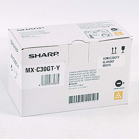 Sharp Yellow Toner Cartridge 6k pages - MXC30GTY - NWT FM SOLUTIONS - YOUR CATERING WHOLESALER