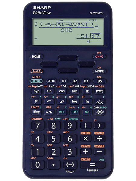 Sharp ELW531T 16 Digit Scientific Calculator Blue SH-ELW531TLBBL - NWT FM SOLUTIONS - YOUR CATERING WHOLESALER