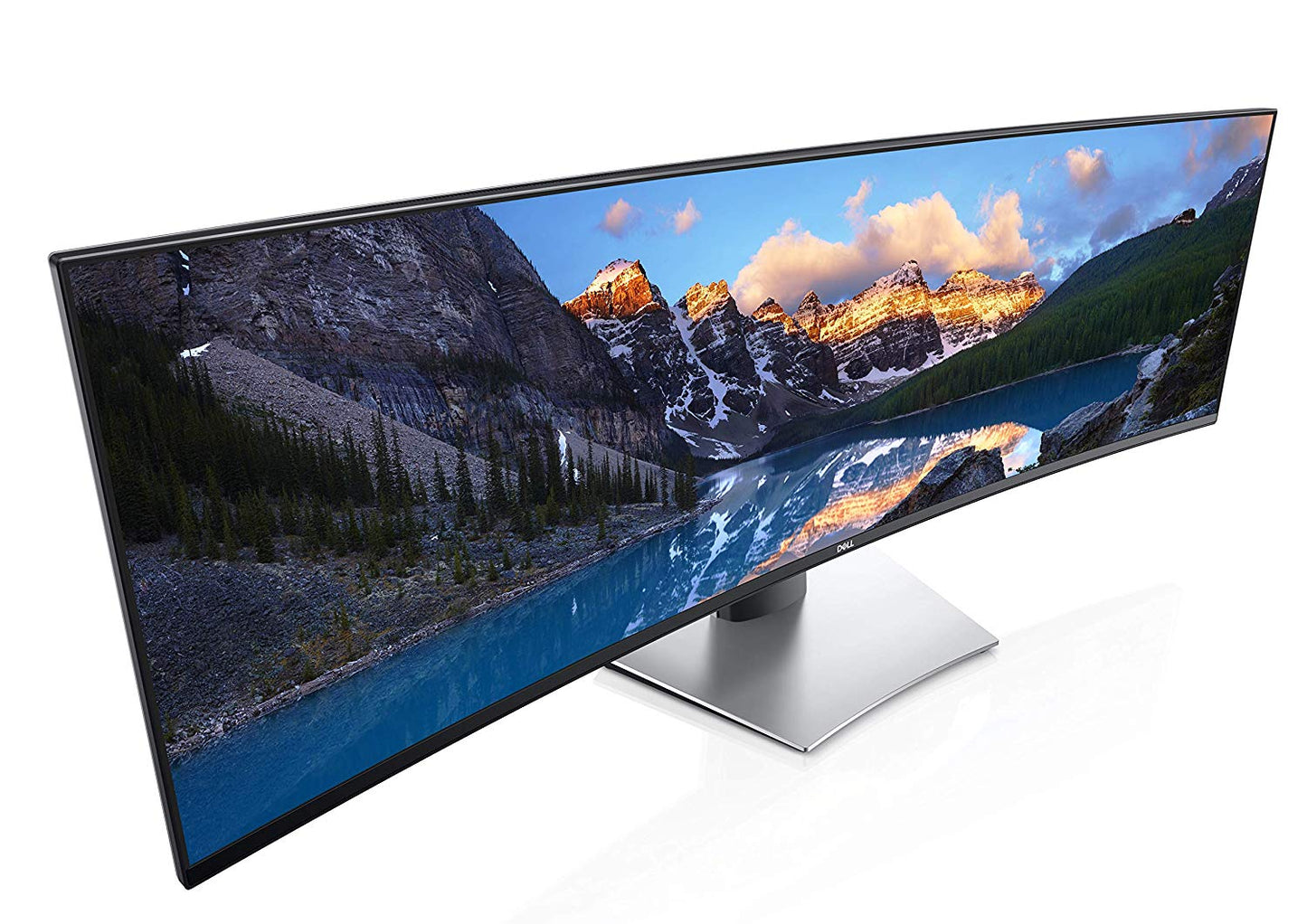 Dell U4919DW 49 Inch 5120 x 1440 Pixels Ultra Wide USB C USB HDMI DisplayPort Curved Monitor