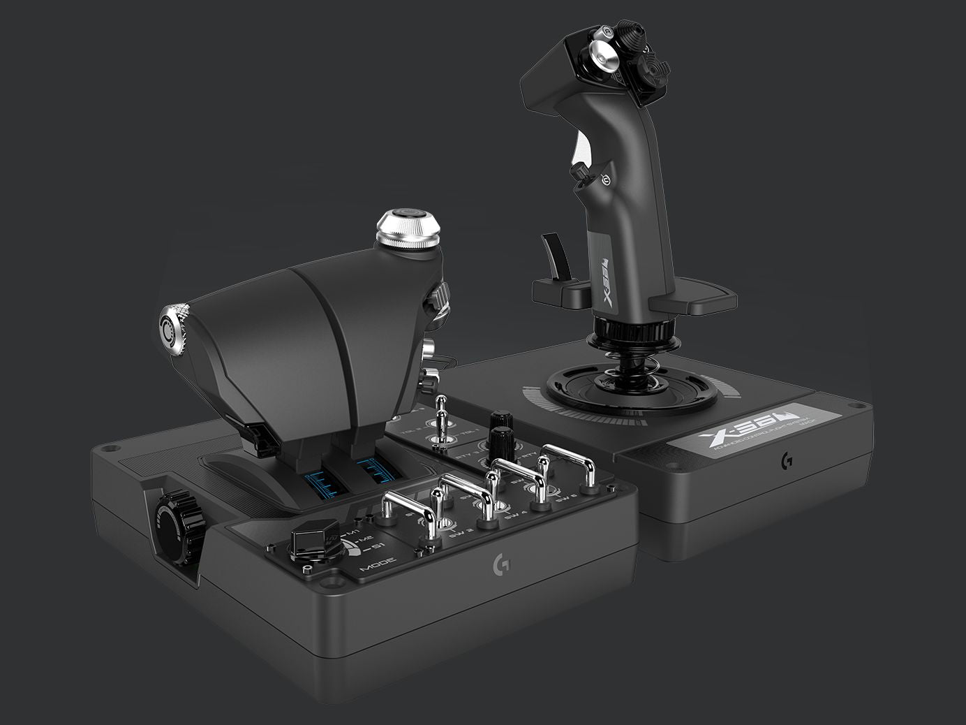 Logitech G X56 HOTAS RGB Throttle and Joystick