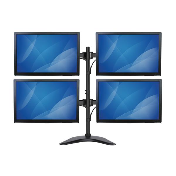 StarTech.com Heavy Duty Steel Quad Monitor Stand