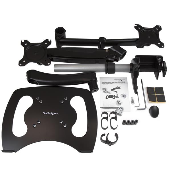 StarTech.com Single Monitor Arm with Laptop Stand