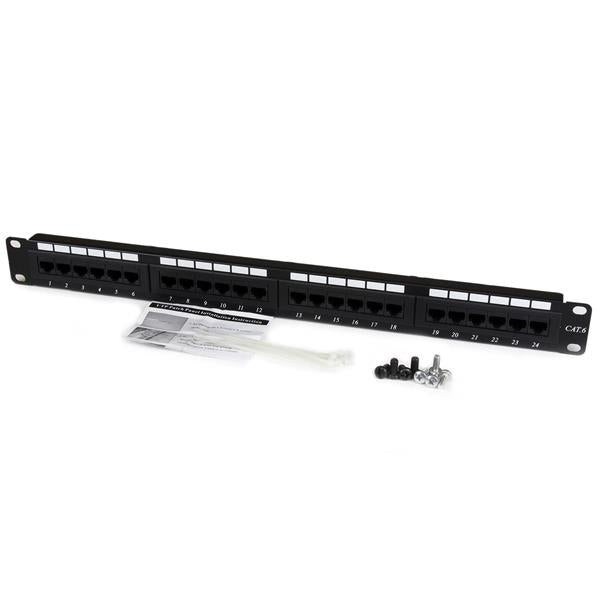 StarTech.com 24 Port 1U Cat 6 110 Patch Panel