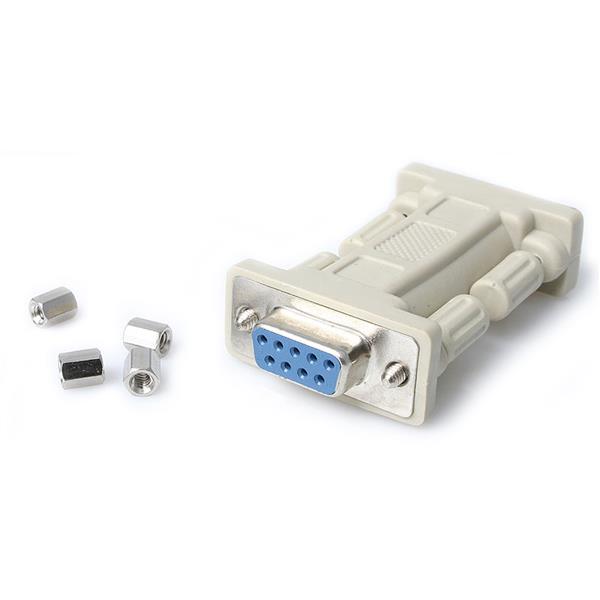 StarTech.com DB9 RS232 Null Modem Adapter Cable FF