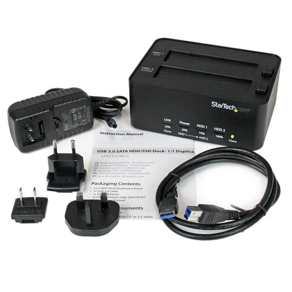 StarTech.com USB3.0 SATA Hard Drive Duplicator Dock