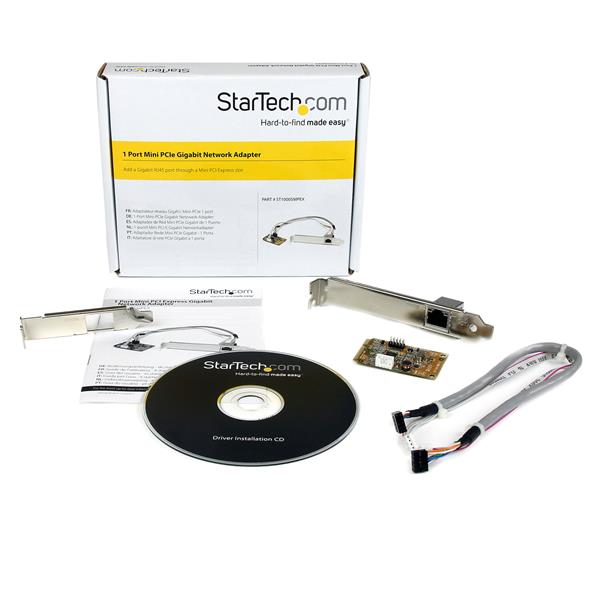 StarTech.com Mini PCIe Gbit Ethernet Network NIC Card