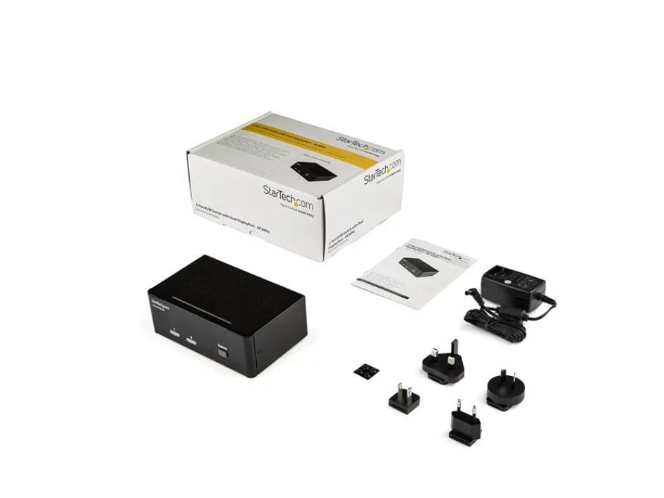 StarTech.com 2 Port DP Dual Monitor KVM 4K