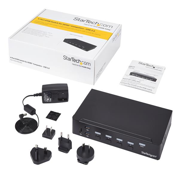 StarTech.com 4 Port HDMI KVM Switch USB 3.0