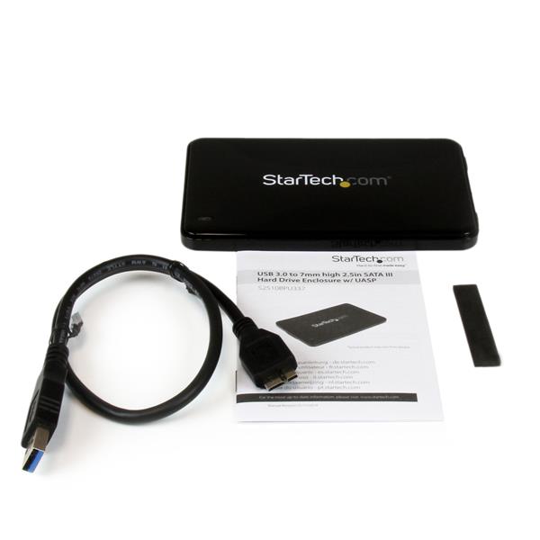 StarTech.com USB3 to 2.5in SATA Hard Drive Enclosure