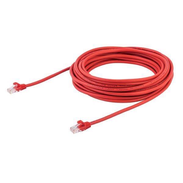 StarTech.com 10m Red Snagless Cat5e Patch Cable