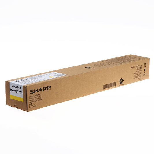 Sharp High Capacity Yellow Toner Cartridge 24k pages - MX61GTYA - NWT FM SOLUTIONS - YOUR CATERING WHOLESALER