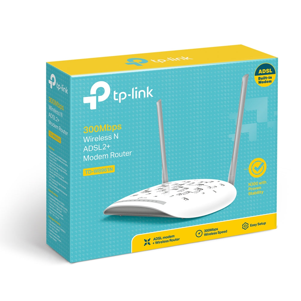 TP-Link 300Mbps Wireless N ADSL2 Plus Router