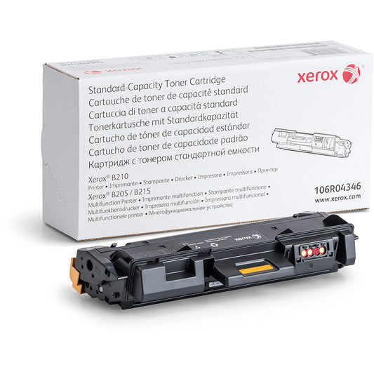 Xerox Black Standard Capacity Toner Cartridge 1.5k pages for B205 / B210/ B215 - 106R04346 - NWT FM SOLUTIONS - YOUR CATERING WHOLESALER