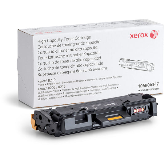 Xerox Black High Capacity Toner Cartridge 3k pages for B205 / B210/ B215 - 106R04347 - NWT FM SOLUTIONS - YOUR CATERING WHOLESALER