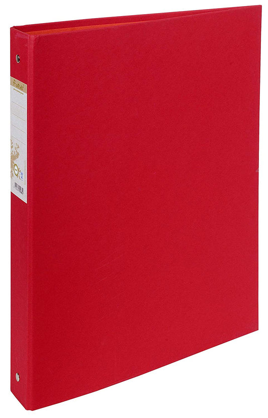 Forever 100% Recycled Ring Binder Paper on Board 2 O-Ring A4 30mm Rings Red (Pack 10) - 54985E - NWT FM SOLUTIONS - YOUR CATERING WHOLESALER