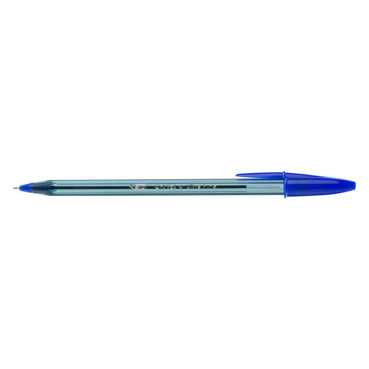 Bic Cristal Exact Ballpoint Pen 0.7mm Tip 0.28mm Line Blue (Pack 20) - 992605 - NWT FM SOLUTIONS - YOUR CATERING WHOLESALER