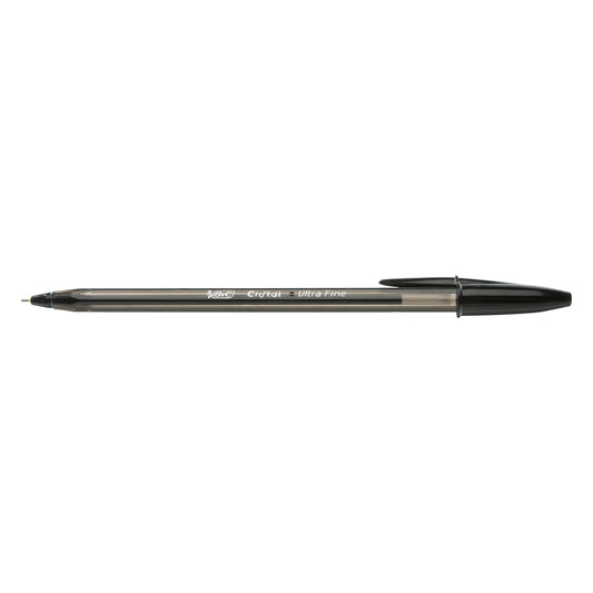 Bic Cristal Exact Ballpoint Pen 0.7mm Tip 0.28mm Line Black (Pack 20) - 992603 - NWT FM SOLUTIONS - YOUR CATERING WHOLESALER