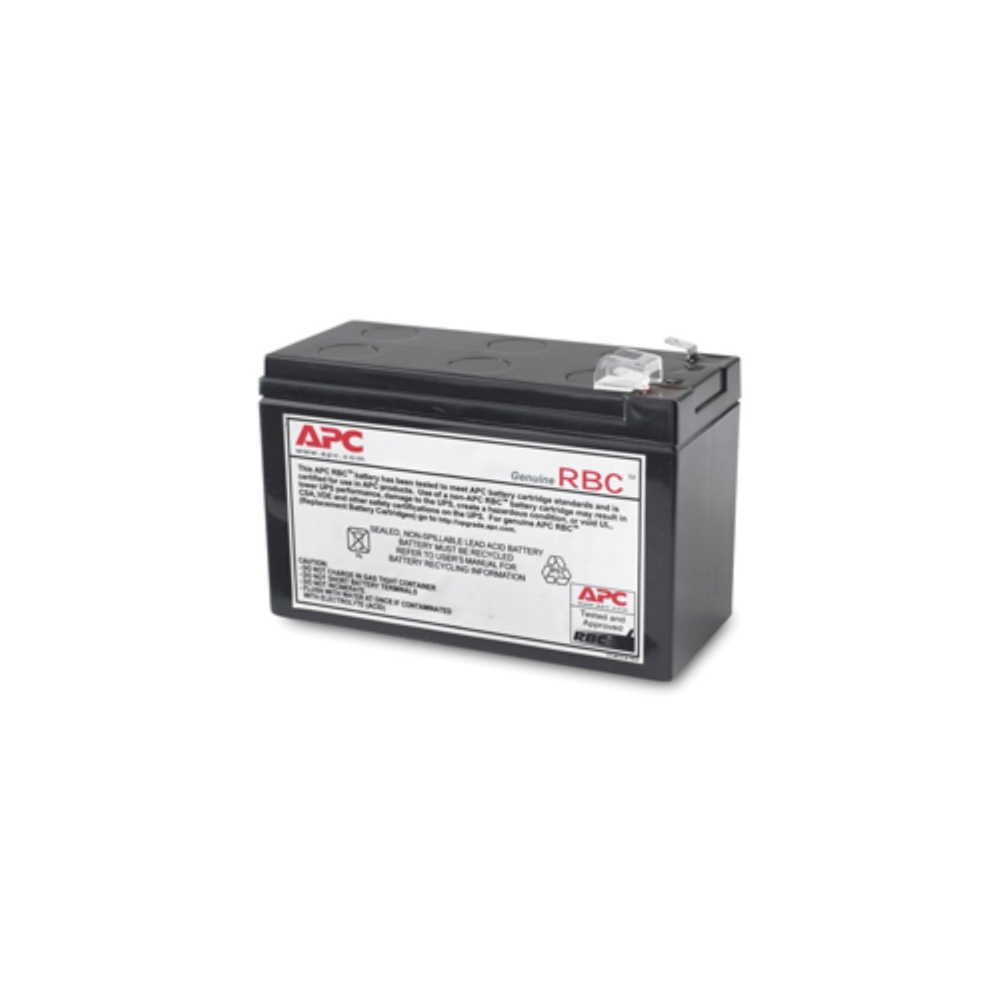 APC Replacement Battery Cartridge 110 Sealed Lead Acid VRLA - NWT FM SOLUTIONS - YOUR CATERING WHOLESALER