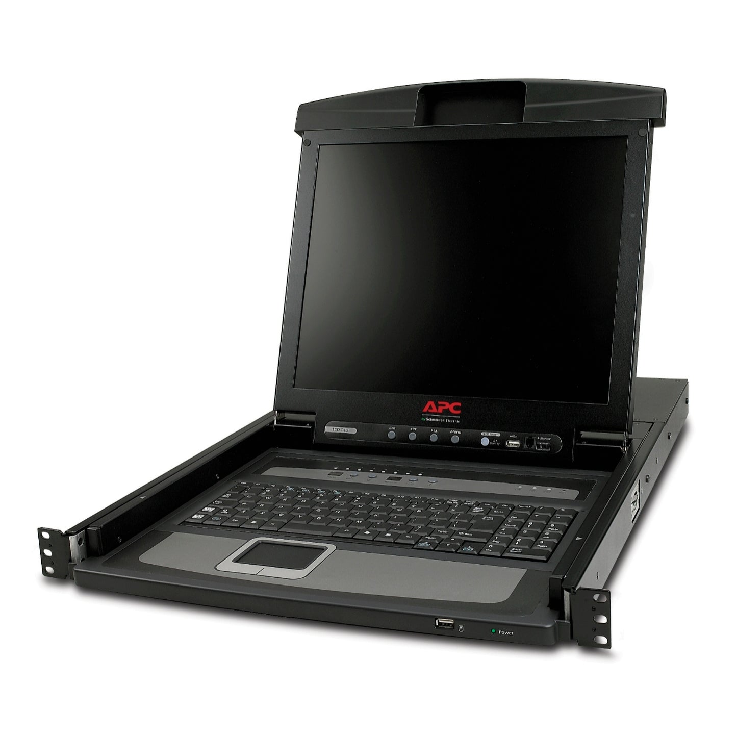 APC 17 Inch Rack LCD Console 8 Port KVM Switch - NWT FM SOLUTIONS - YOUR CATERING WHOLESALER