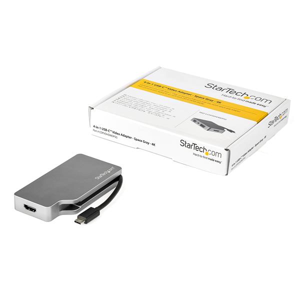 StarTech.com 4in1 USBC Multiport Video Adapter 4K