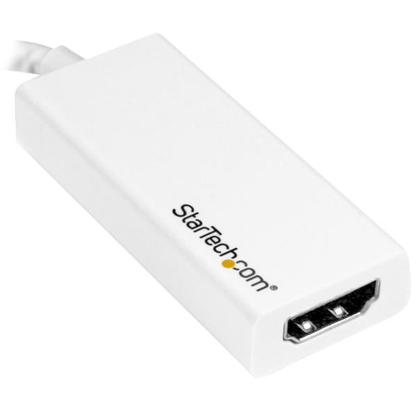StarTech.com USB C to HDMI Adapter 4K 60Hz White