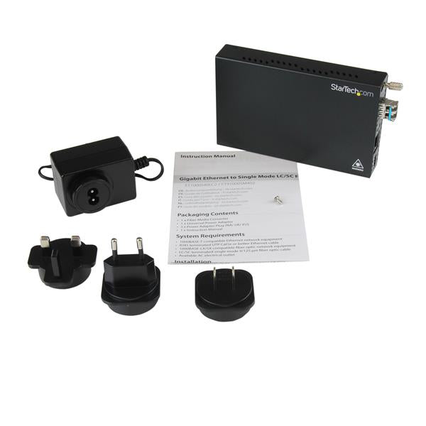 StarTech.com SingleMode Fiber Media Converter LC 40km