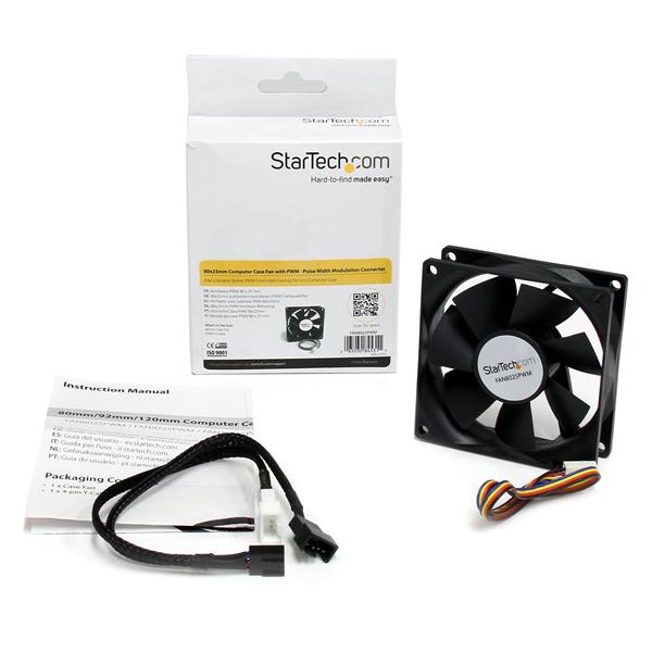 StarTech.com 80x25mm Computer Case Fan with PWM