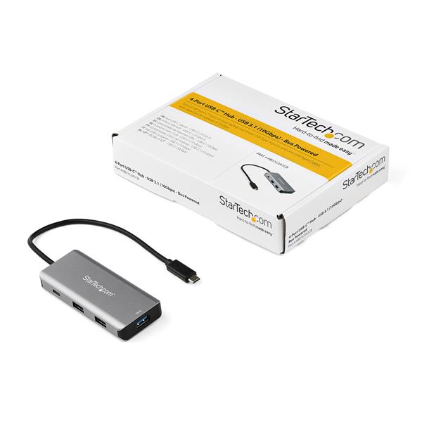 StarTech.com USB C 4 Port Hub USBC and USB A