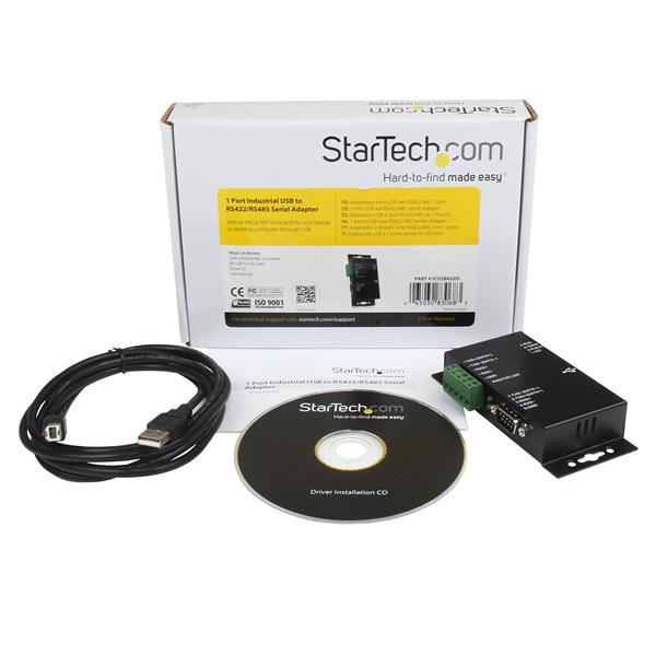 StarTech.com 1 Port Ind USB to RS422 RS485 Adapter