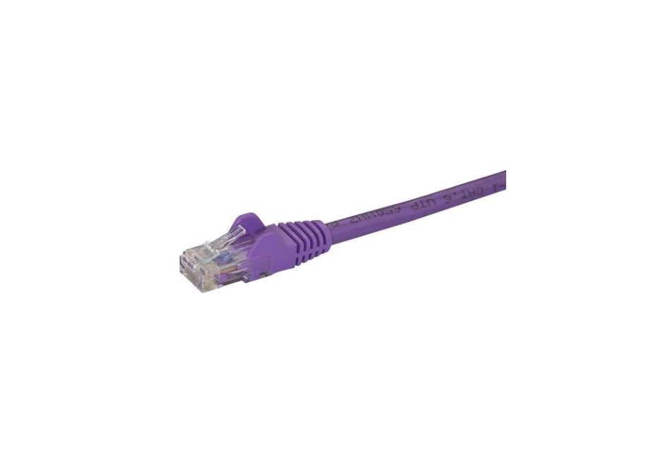 StarTech.com 2m Purple GB Snagless RJ45 Cat6 Cable