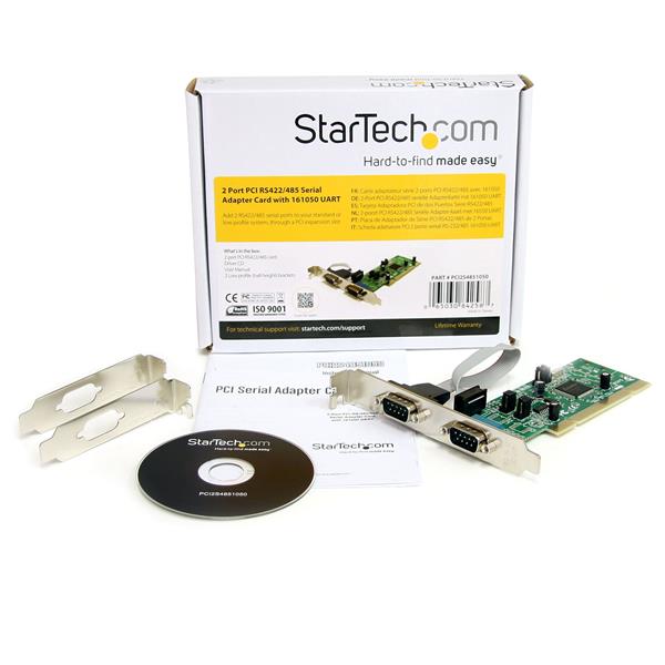 StarTech.com 2PT PCI RS422 485 Serial Card 161050UART