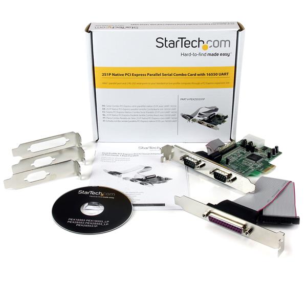 StarTech.com 2S1P PCIe Parallel Serial Combo Card