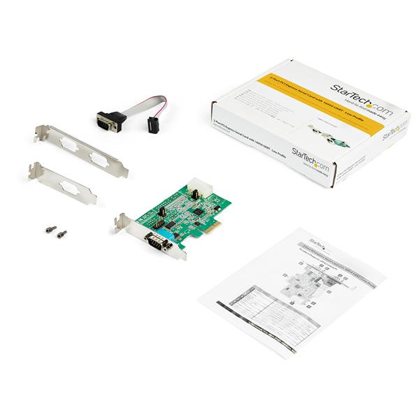 StarTech.com 2 Port RS232 Serial Adapter PCIe Card