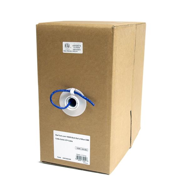 StarTech.com 1000ft Bulk Roll Blue CMR Cat5e Cable - NWT FM SOLUTIONS - YOUR CATERING WHOLESALER