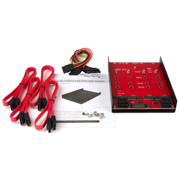 StarTech.com 4x M.2 NGFF to 3.5in SATA Adapter