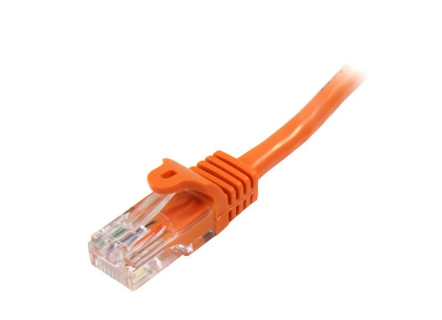 StarTech.com 2m Orange Cat5e Snagless RJ45 Cable
