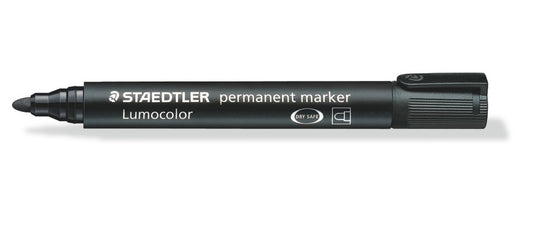 Staedtler Lumocolor Permanent Marker Bullet Tip 2mm Line Black (Pack 10) - 352-9 - NWT FM SOLUTIONS - YOUR CATERING WHOLESALER