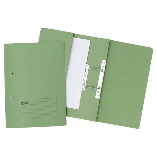 Forever Spring Pocket Transfer File Manilla Foolscap 300gsm Green (Pack 25) - 211/5103Z - NWT FM SOLUTIONS - YOUR CATERING WHOLESALER