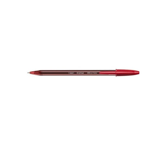 Bic Cristal Exact Ballpoint Pen 0.7mm Tip 0.28mm Line Red (Pack 20) - 992604 - NWT FM SOLUTIONS - YOUR CATERING WHOLESALER