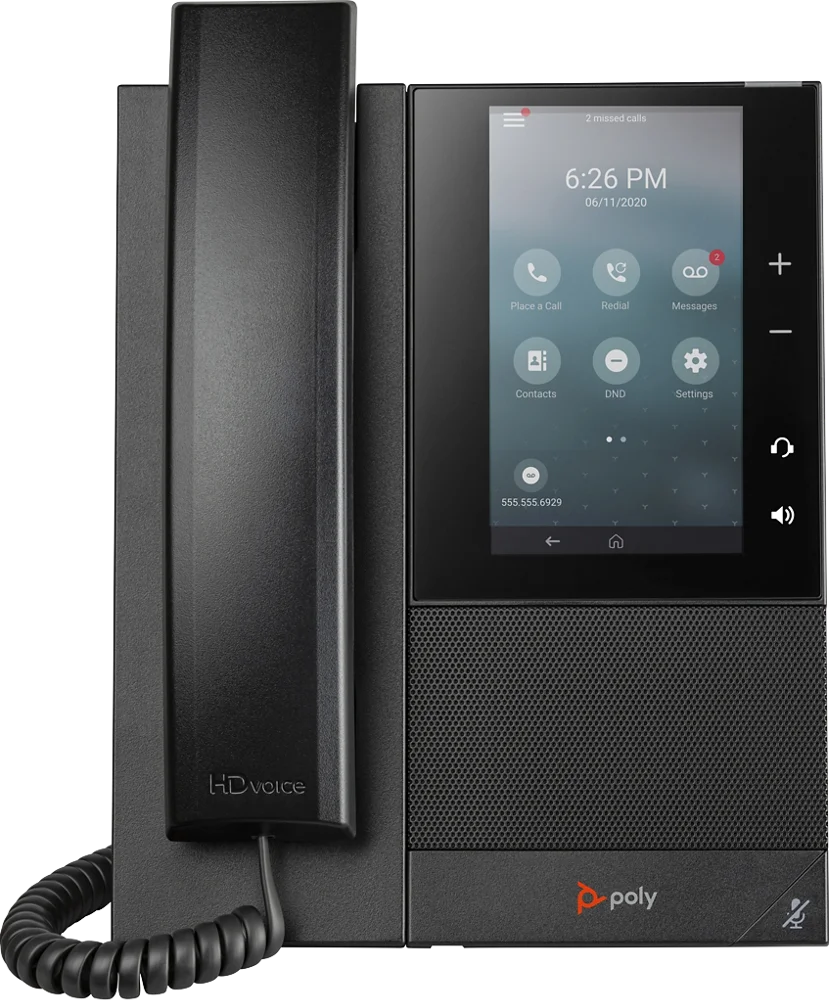 POLY CCX 500 Business Media IP Power Over Ethernet Phone Ships without Power Supply