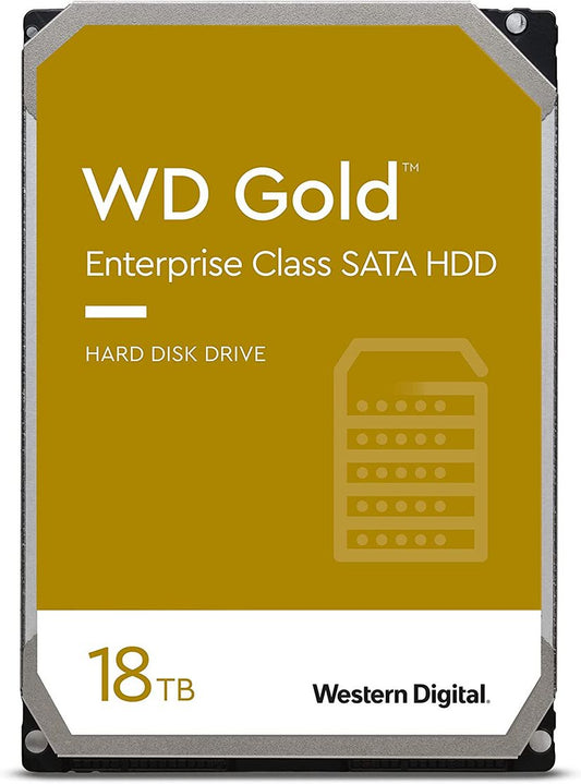 Western Digital Gold 18TB 3.5 Inch SATA Internal Hard Drive - NWT FM SOLUTIONS - YOUR CATERING WHOLESALER