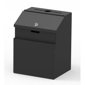 Twinco Metal Suggestion Ballot Charity Box - TW52111 - NWT FM SOLUTIONS - YOUR CATERING WHOLESALER