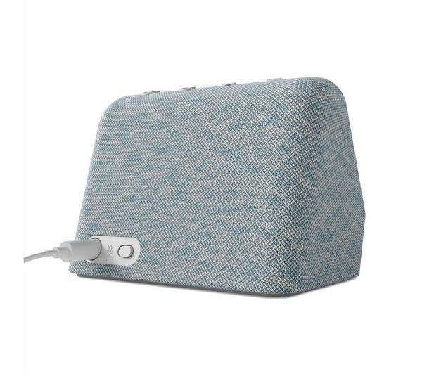 Lenovo Generation 2 Bluetooth Essential Smart Clock with Alexa Misty Blue