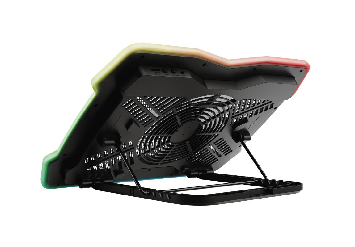 Trust GXT 1126 Aura Multicolour Illuminated Laptop Cooling Stand